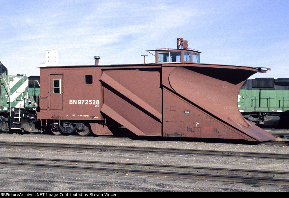 Burlington Northern snow plow #972528